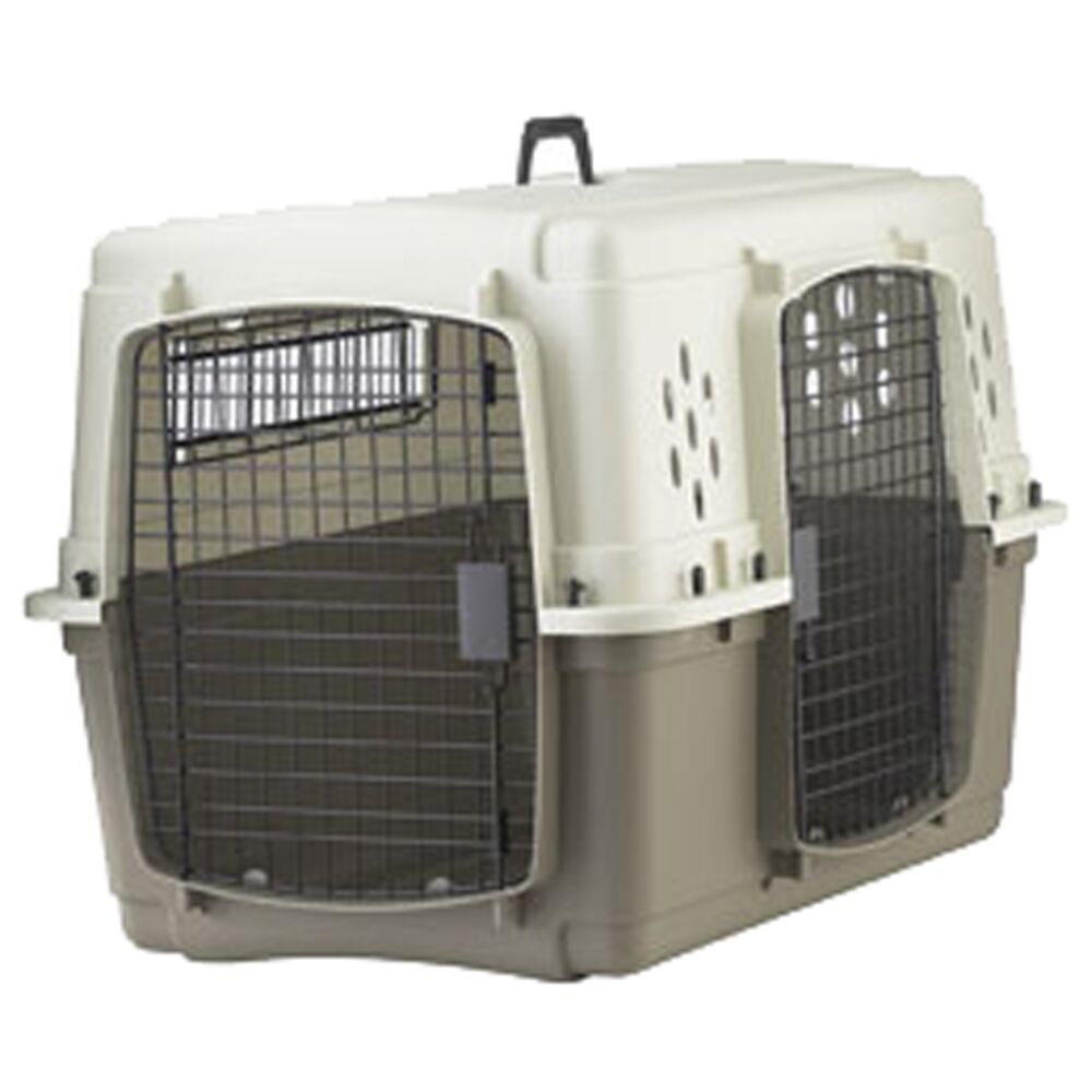 image of Little Giant Double Door Poly Dog Crate, Medium