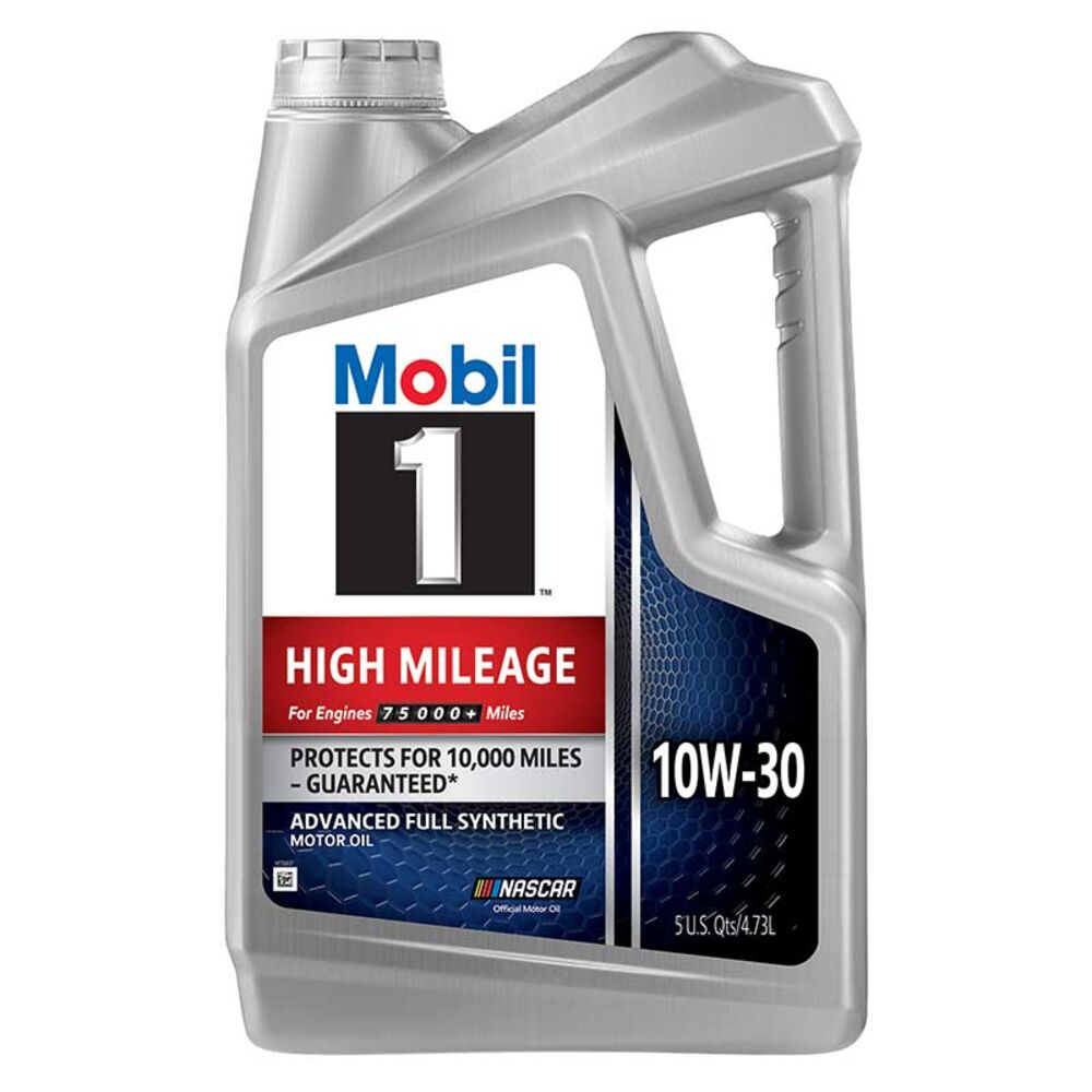 image of High Mileage 10W-30 Advanced Full Synthetic Motor Oil, 5 Qt