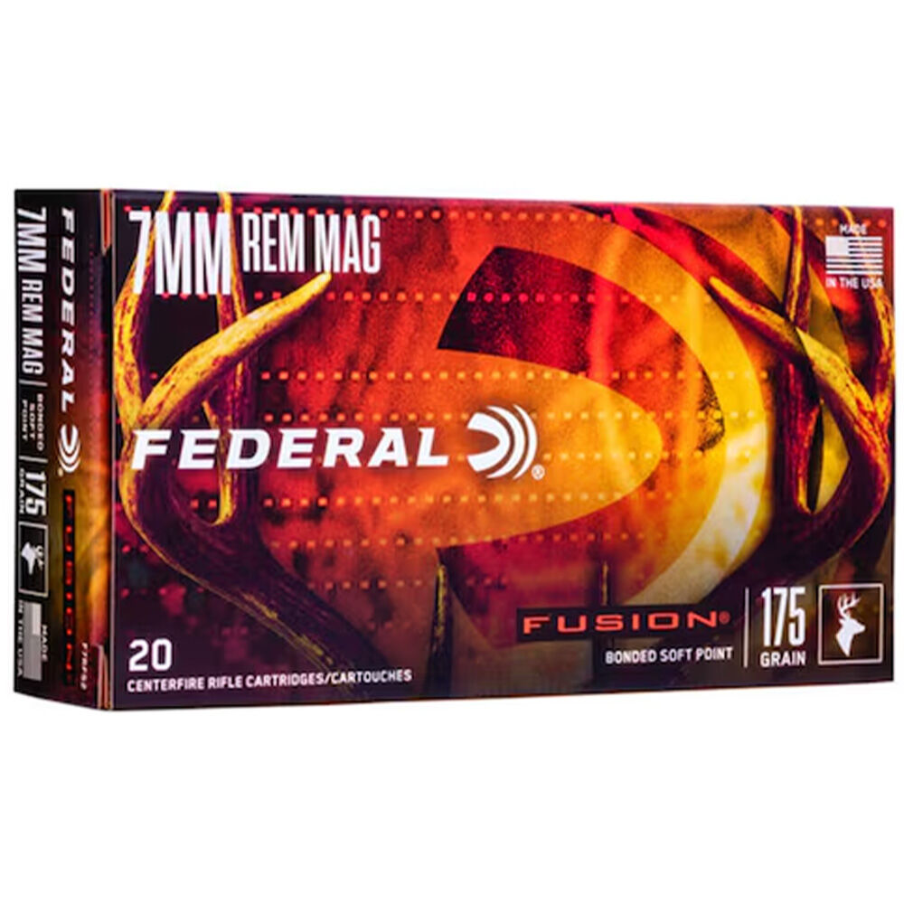 image of Fusion MSR 7mm Remington Magnum 175 Grain Rifle Ammunition, 20 rds