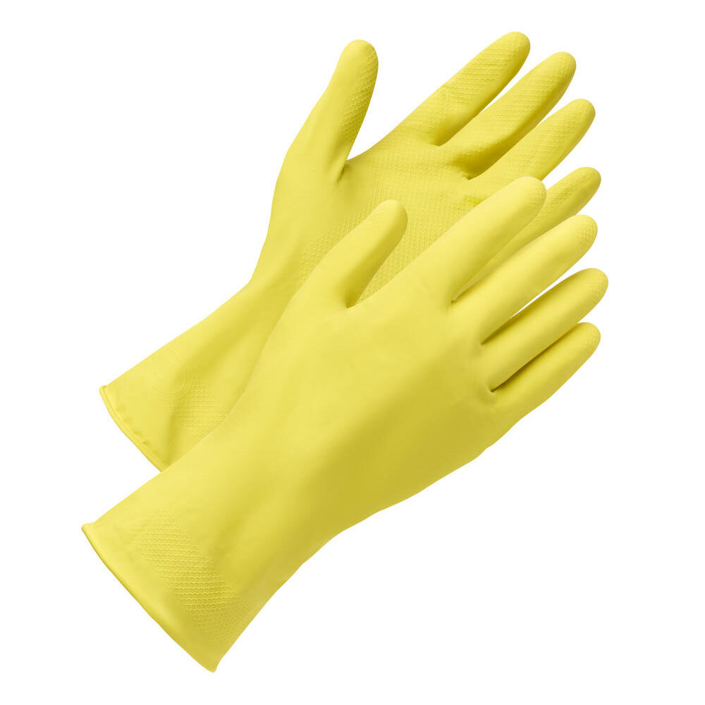 image of Reusable Latex All-Purpose Gloves, L-XL