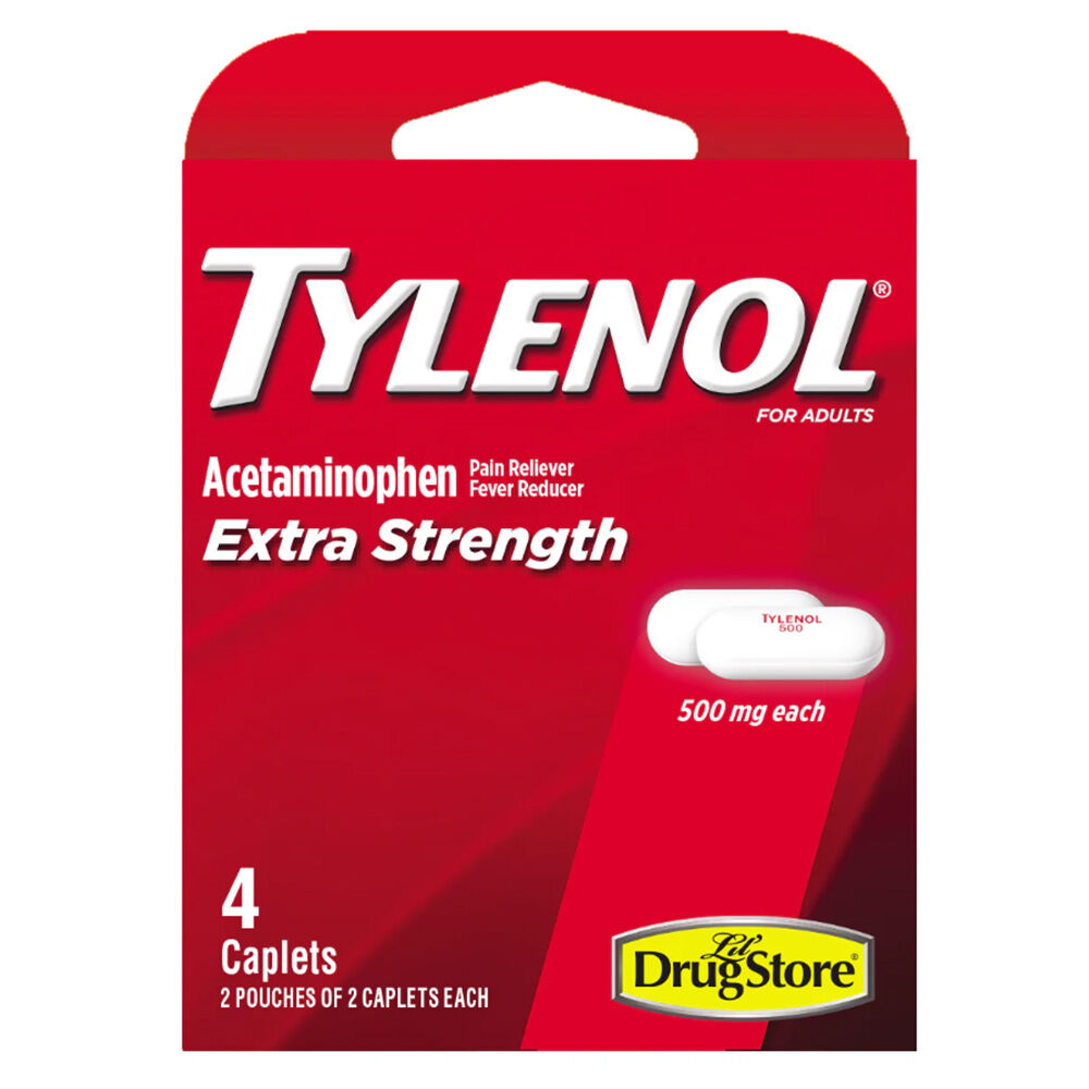 image of Pain Relief, Extra Strength, 4 pk