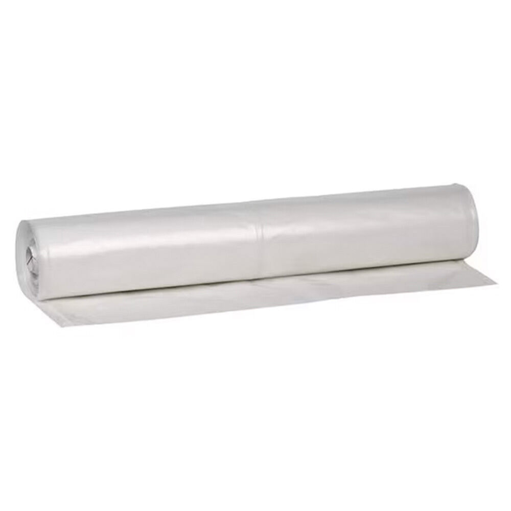 image of 4 mL Clear Plastic Sheeting, 20 ft x 50 ft