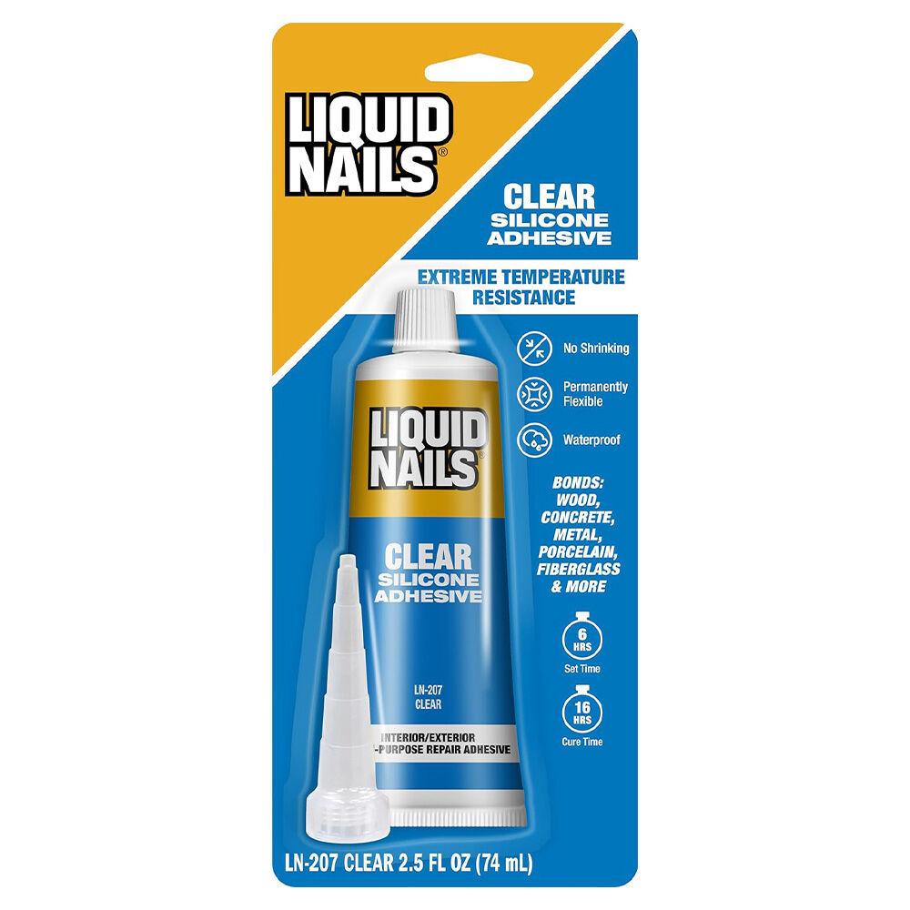 image of Clear Silicone Adhesive, 2.5 oz