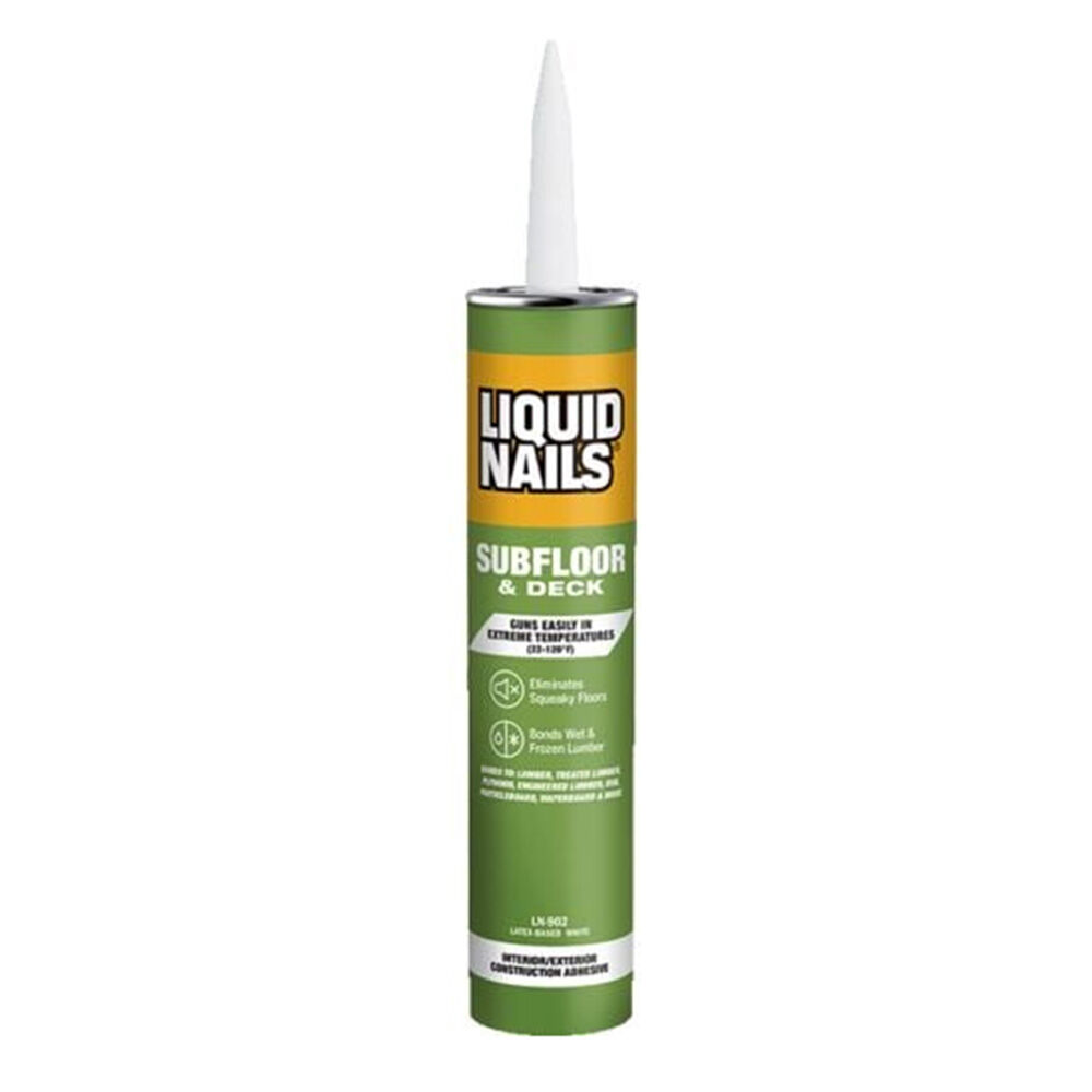 image of Subfloor and Deck Construction Adhesive, Tan, 10 oz