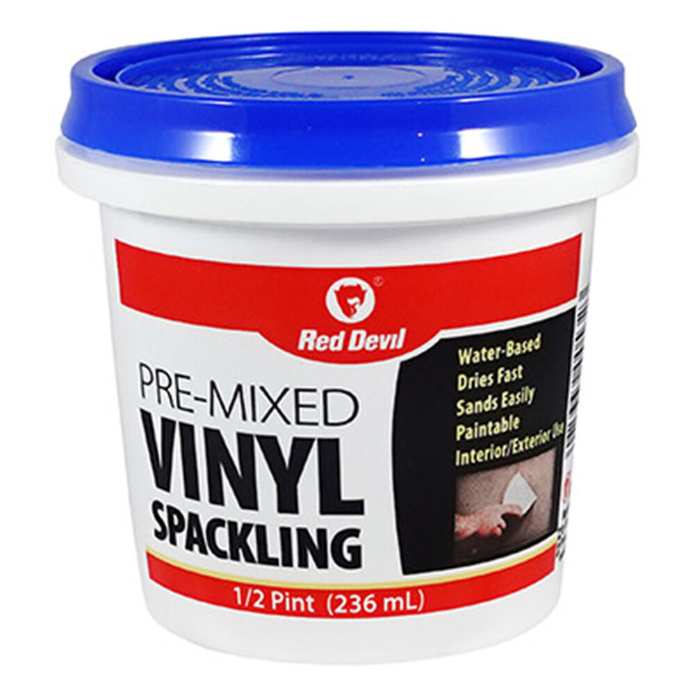 image of Pre-Mixed Vinyl Spackling, 1/2 pt