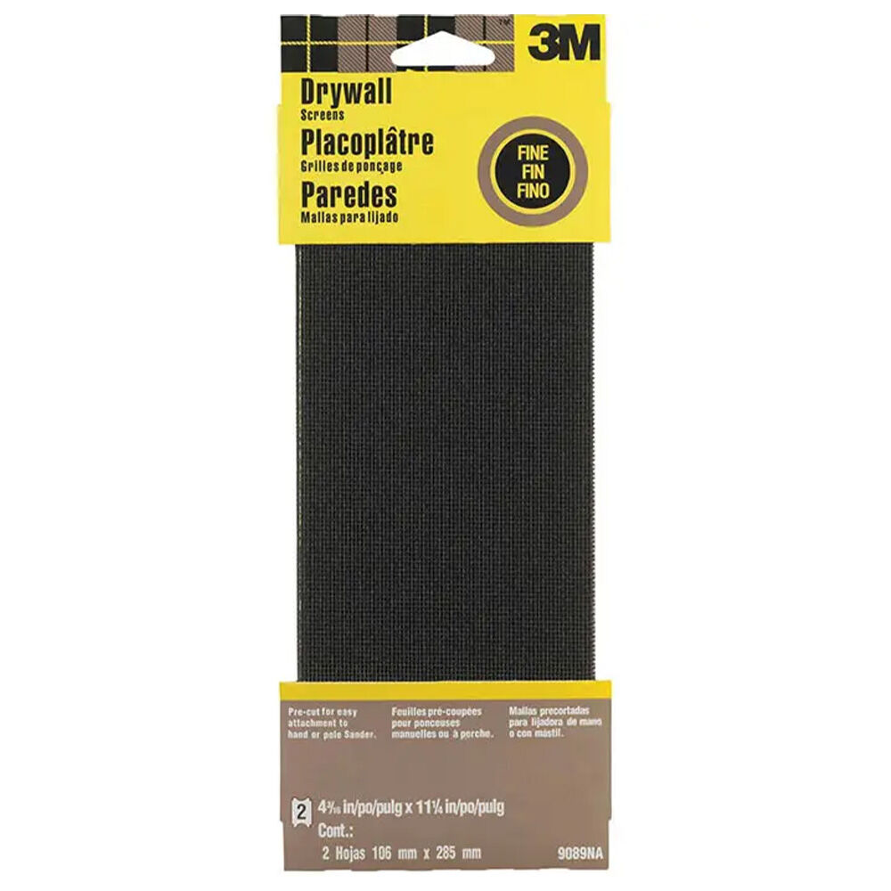 image of 11 in x 4 3/16 in Fine Drywall Sanding Screens, 2 pk