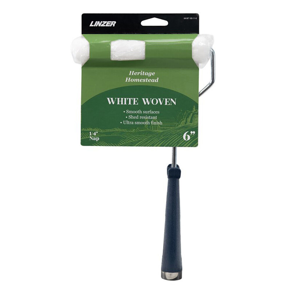 image of Heritage Homestead 1/4 in x 6 1/2 in Paint Roller with Frame
