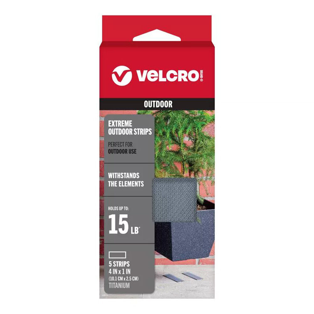 image of 4 in x 1 in Extreme Outdoor Fastener Strips, 5 pk