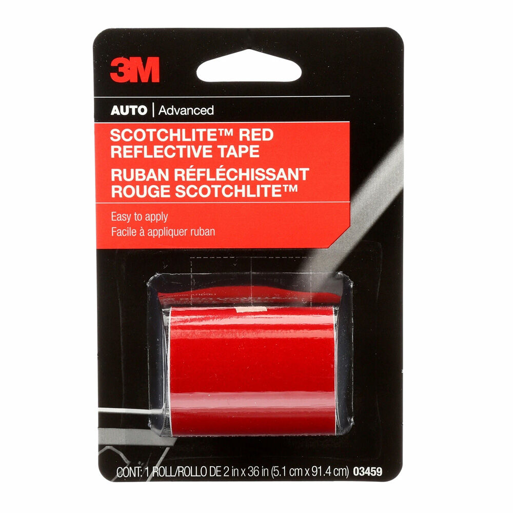 image of 2 in x 36 in Scotchlite Red Reflective Tape