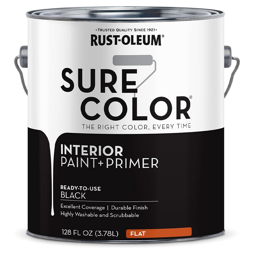 image of Sure Color Flat Interior Paint + Primer, 1 gal