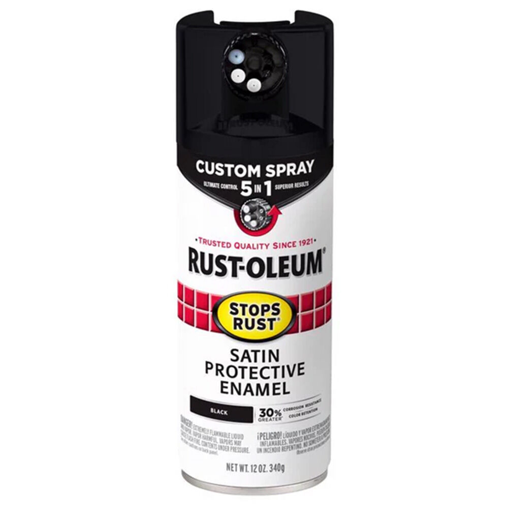 image of Stops Rust 5-In-1 Satin Protective Enamel Spray Paint, 12 oz