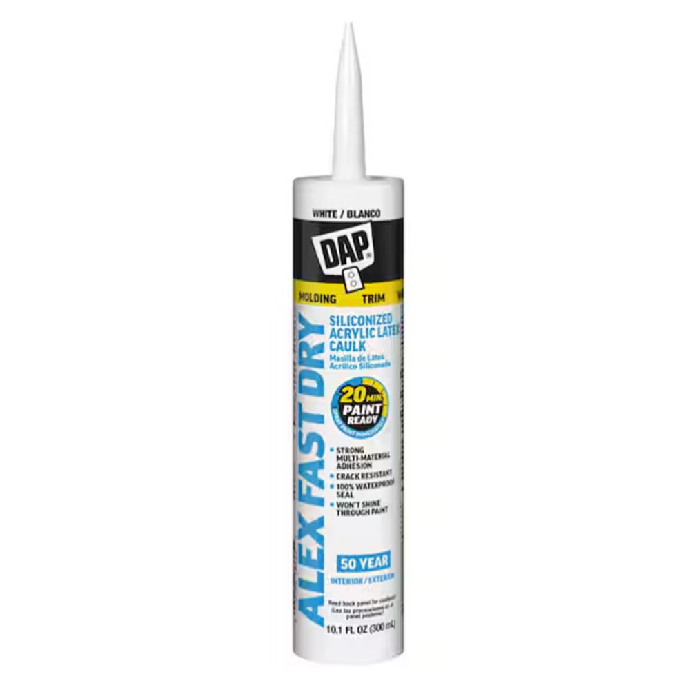 image of Alex Fast Dry White Acrylic Latex Caulk, 10.1 fl oz