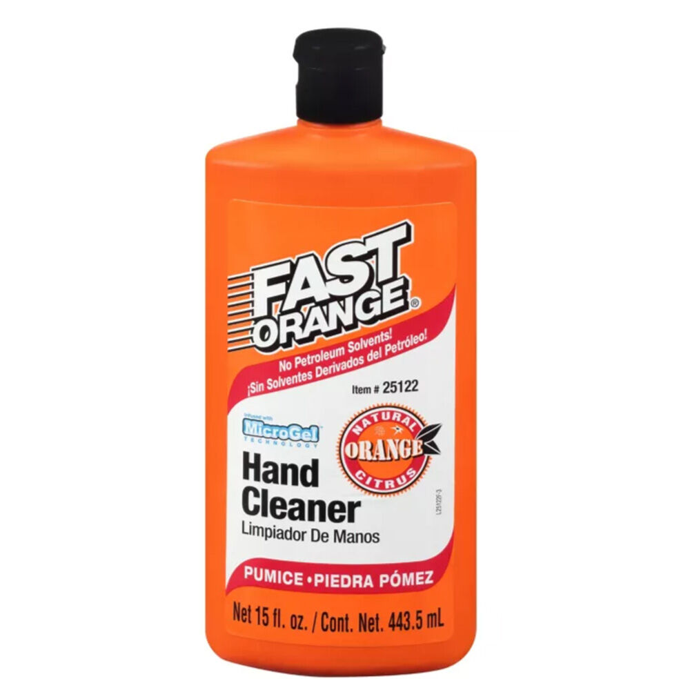 image of Fast Orange Hand Cleaner with Pumice, 15 fl oz