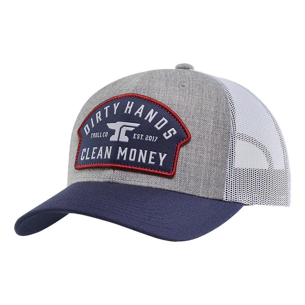 image of DHCM Patch Curved Brim Trucker Hat