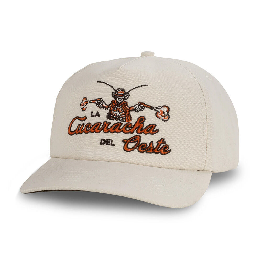 image of Men's La Cucaracha Snapback Hat, White
