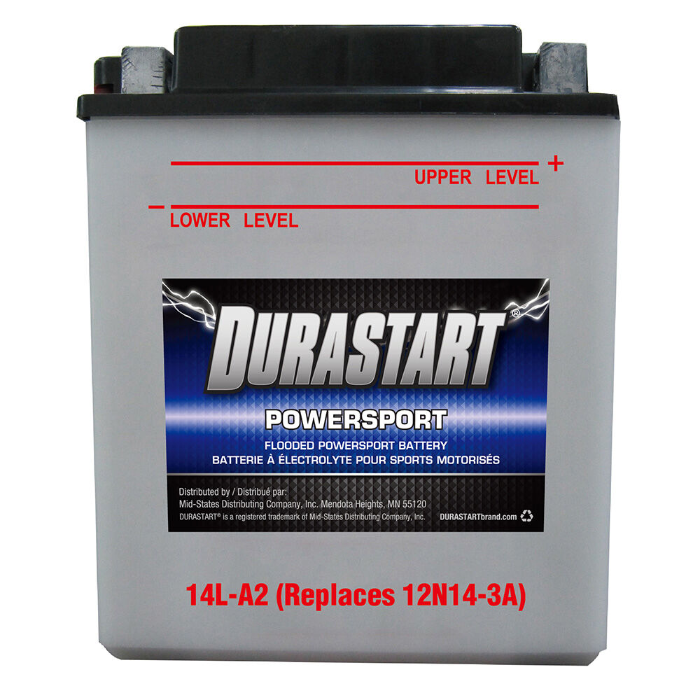 image of 12V Powersport Flooded Battery, 14L-A2