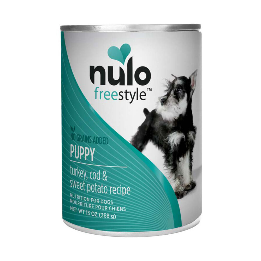 image of FreeStyle Wet Puppy Food- Grain-Free, Turkey, Cod, and Sweet Potato, 13 oz