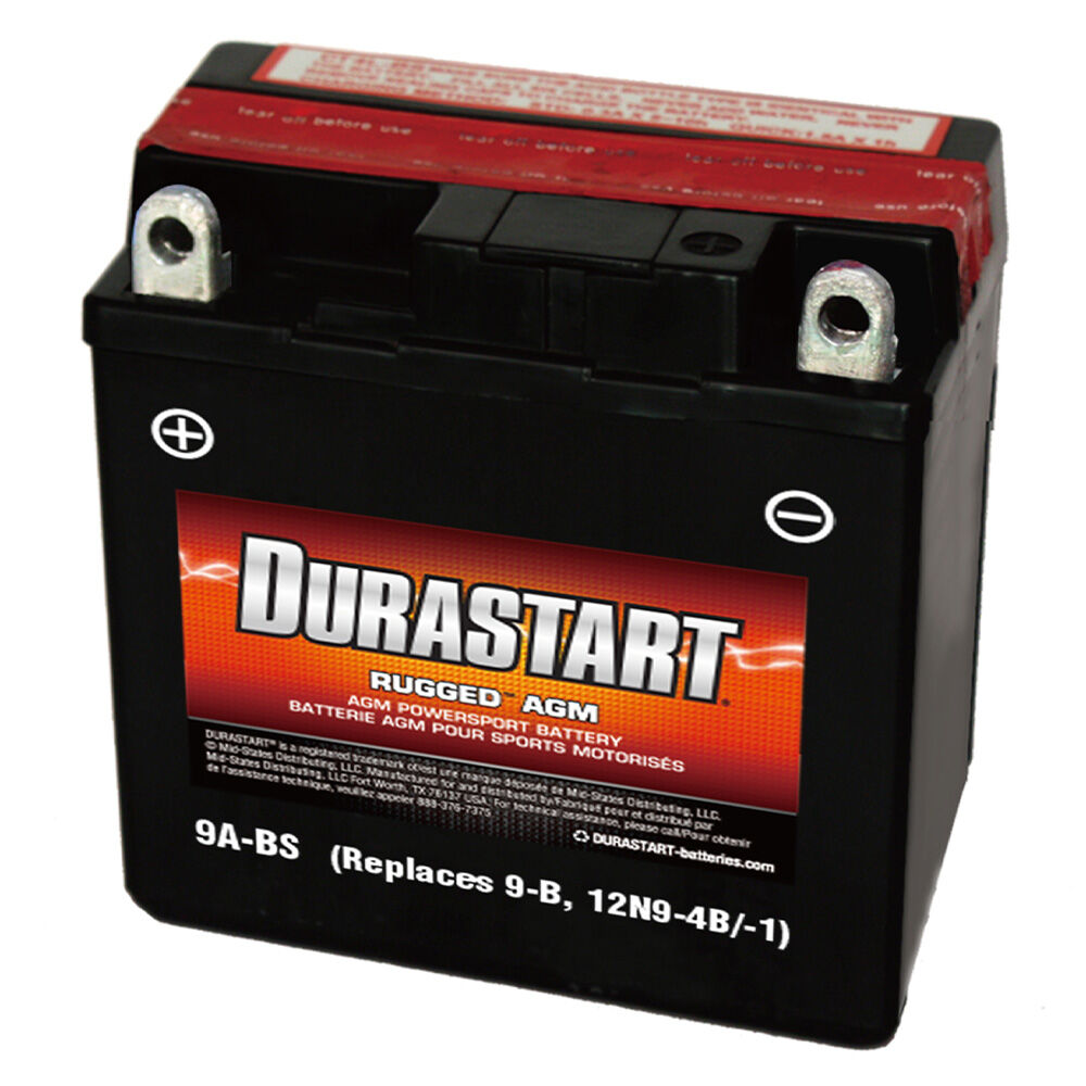 image of 12V Rugged AGM Powersport Battery, 9A-BS