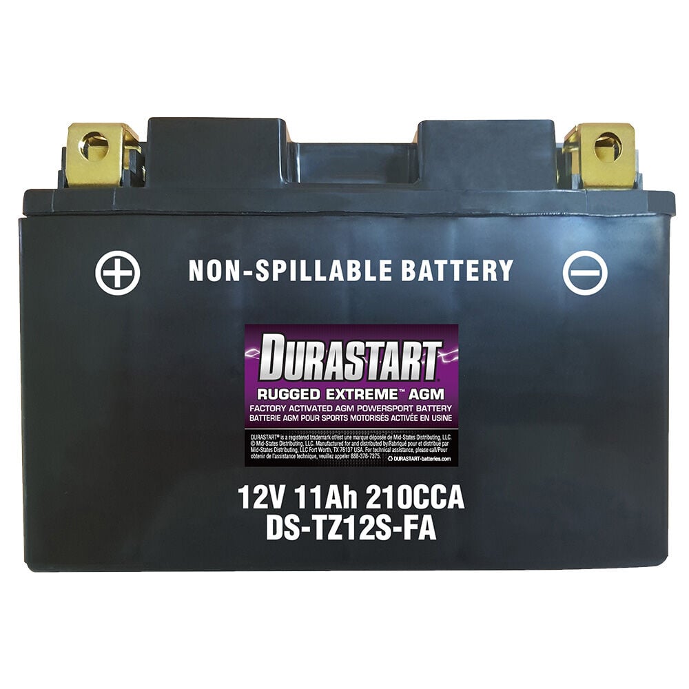 image of 12V Rugged Extreme AGM Powersport Battery, DS-TZ12S-FA