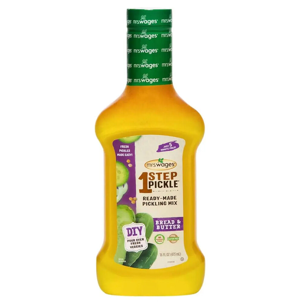 image of 1 Step Pickle Bread 'N Butter Ready-Made Pickling Mix, 16 fl oz
