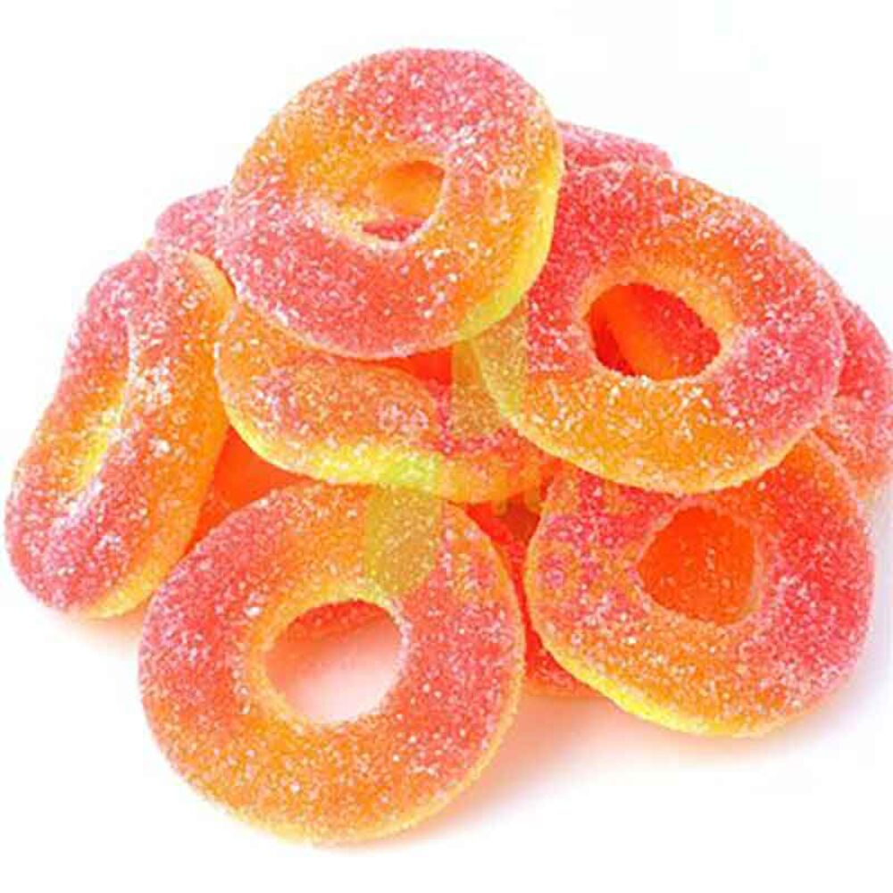 image of 15 oz Peach Rings Candy