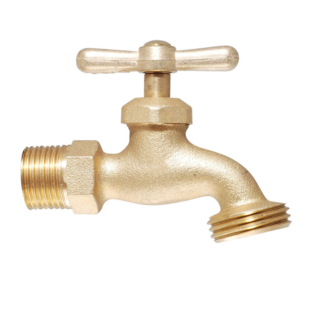 image of Thread Brass Hose Bibb, 3/4-Inch x 3/4-Inch