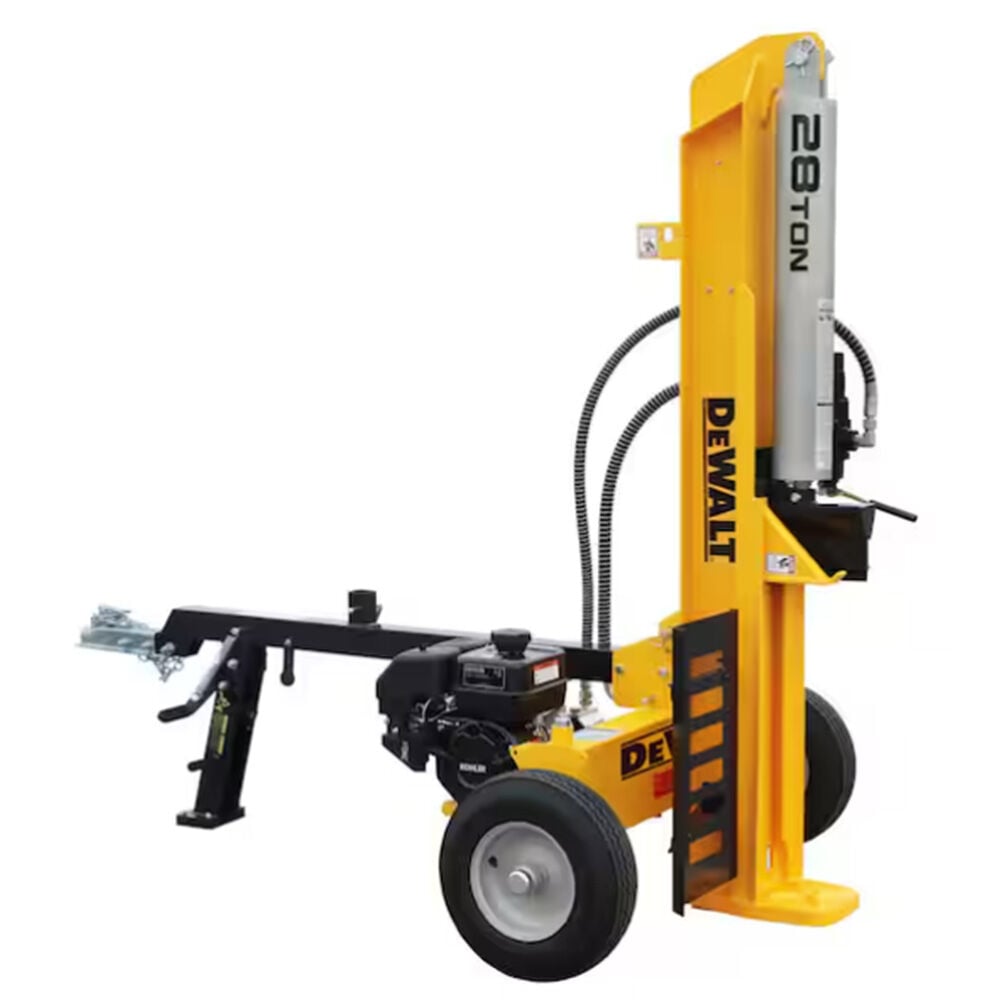 image of 28 T 196cc 6.5HP Kohler Engine Hydraulic Log Splitter