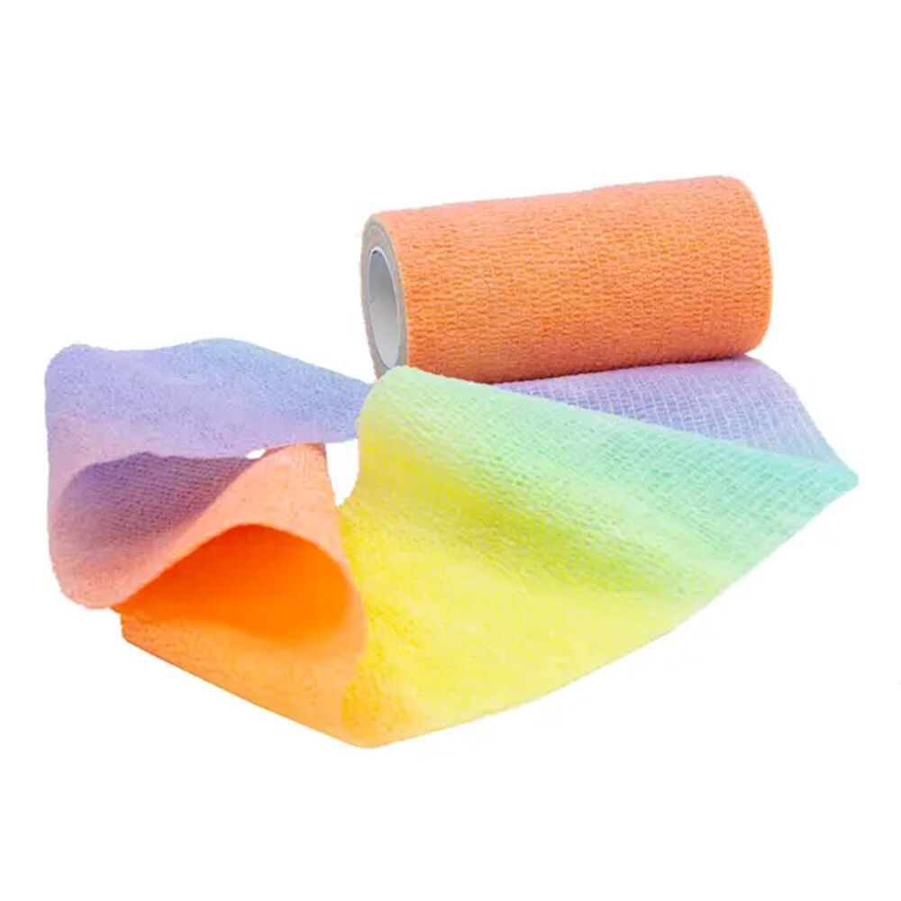 image of 4 in Cohesive Flexible Bandages, Rainbow, 4 pk
