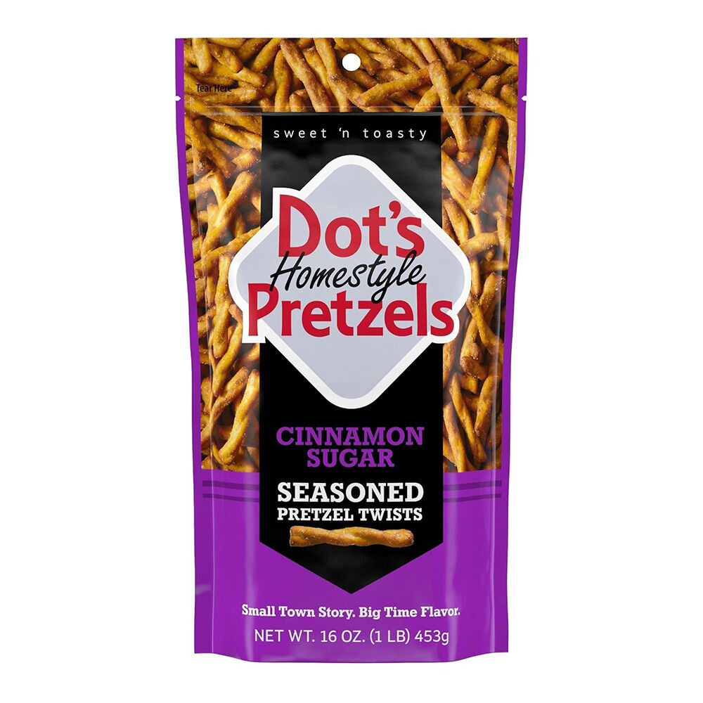 image of Pretzel Twist Snack- Cinnamon Sugar, 16 oz