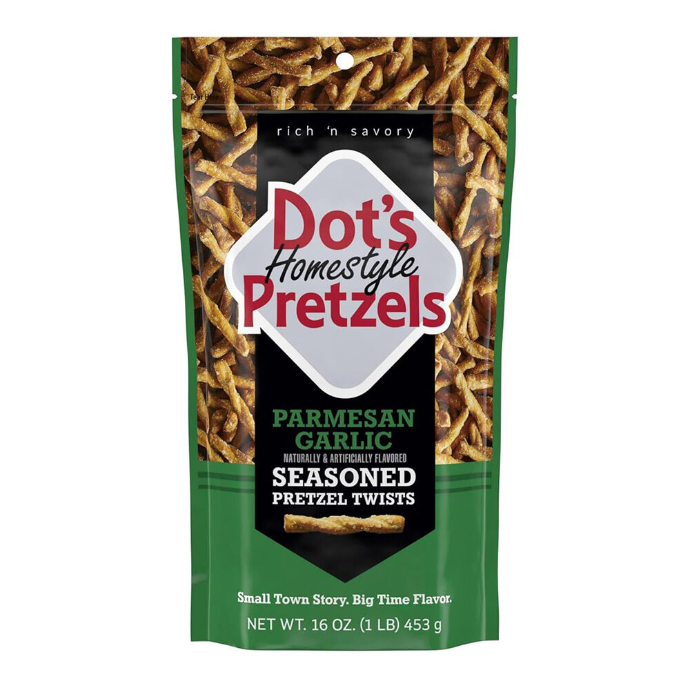 image of Pretzel Twist Snack- Parmesan Garlic, 16 oz