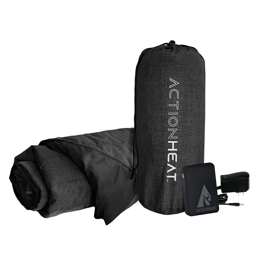 image of Unisex 7V Battery Heated Throw Blanket