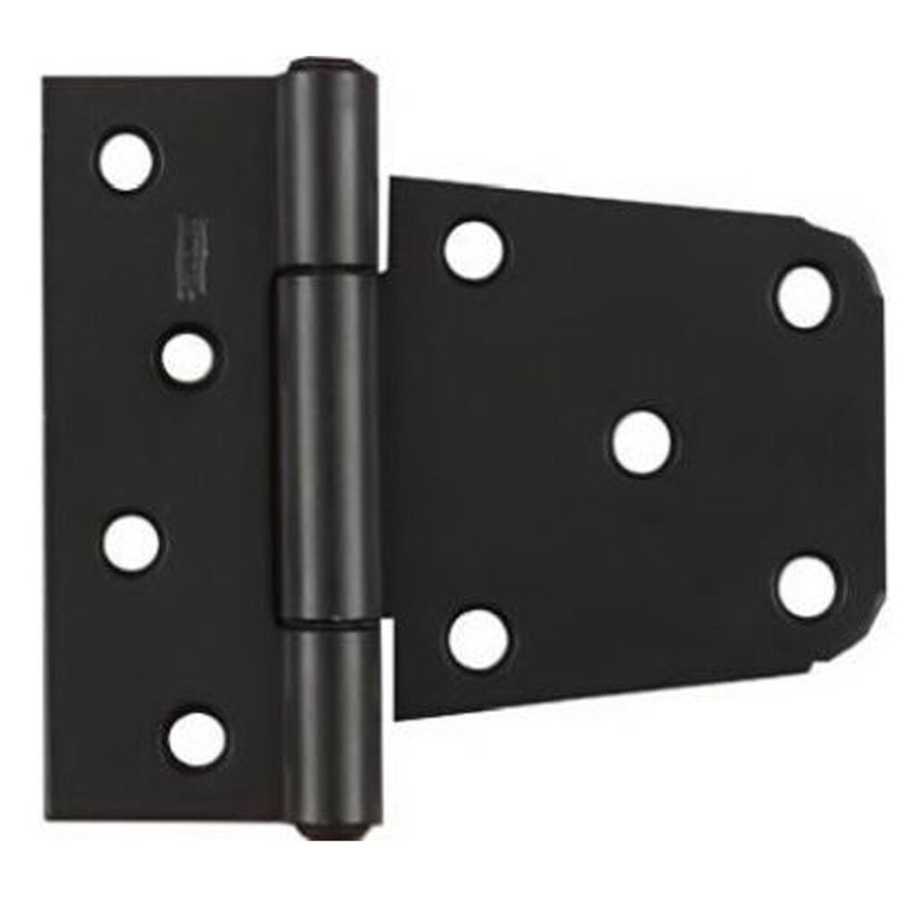 image of N223-867 Extra Heavy Gate Hinge 3-1/2 Inch Black Steel