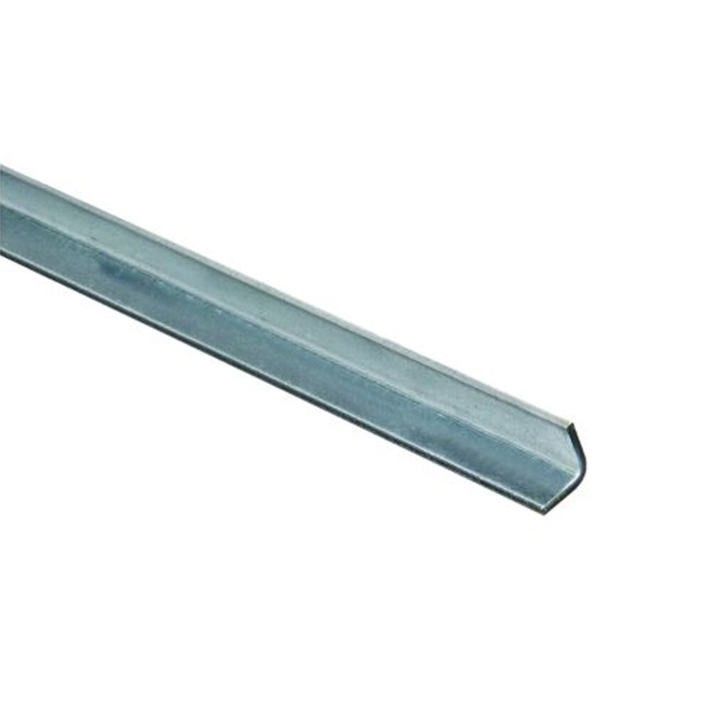 image of N179-929 Solid Angle 12 Gauge Steel 1 By 1 By 36 Inch Galvanized