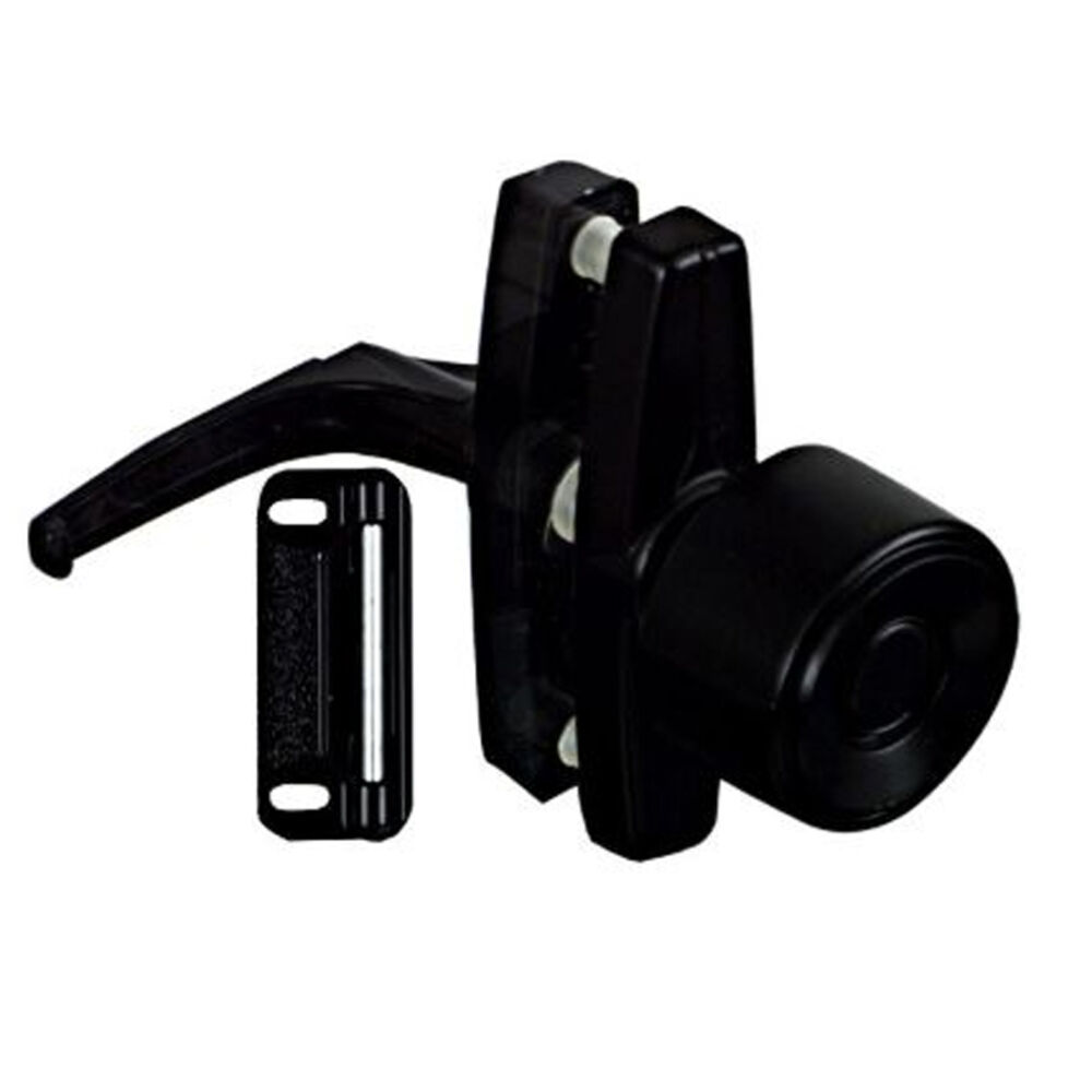 image of N178-798 Storm & Screen Universal Knob Latch Black
