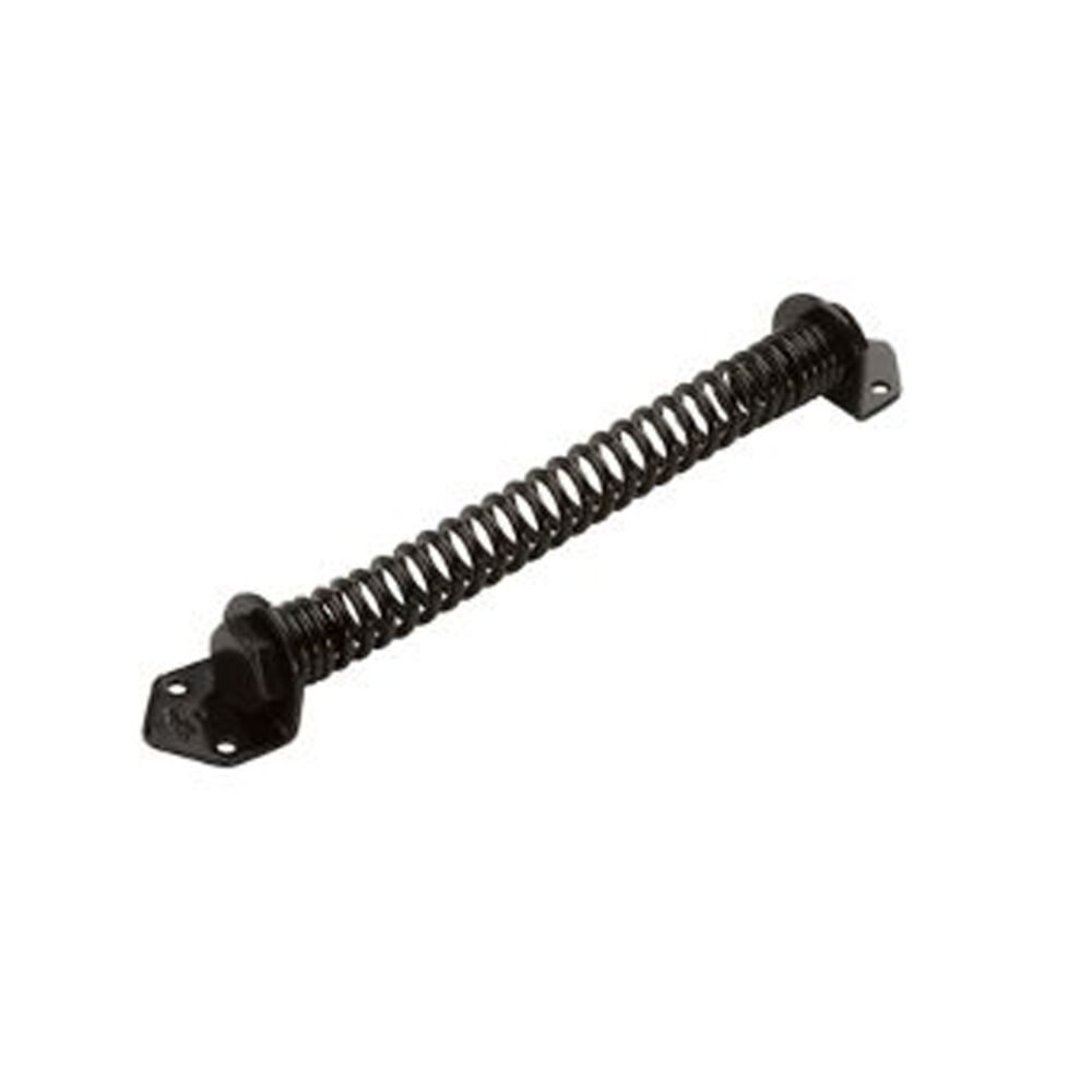 image of N165-498 Adjustable Ornamental Gate Spring 11 Inch Satin Black