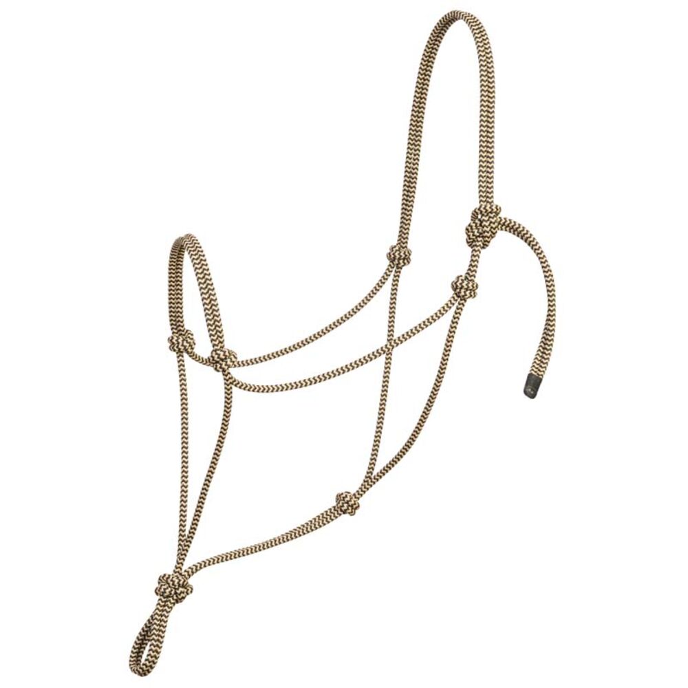 image of Silvertip Big Sky Rope Halter, Weanling, Tan/Black