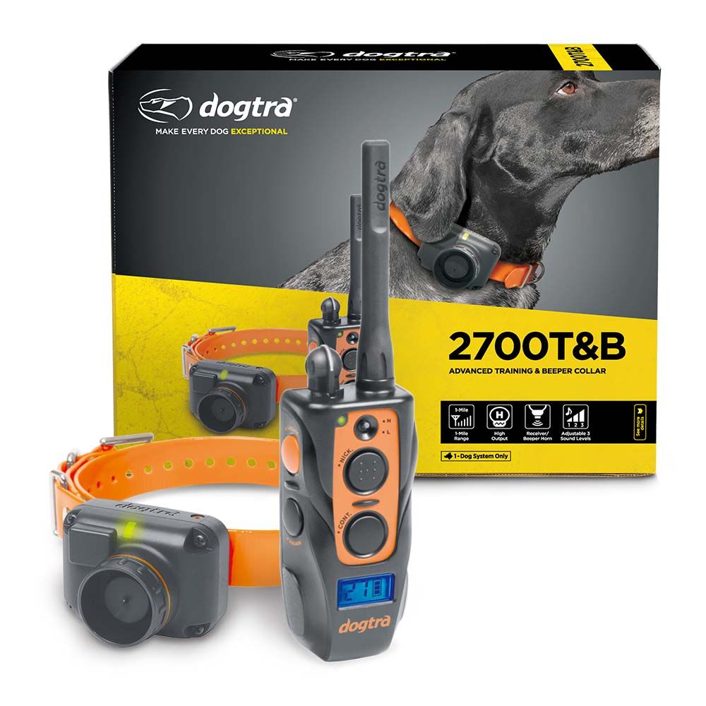 image of 2700T&B Long Range 1-Mile 1-Dog Training & Beeper Remote Dog Training E-Collar