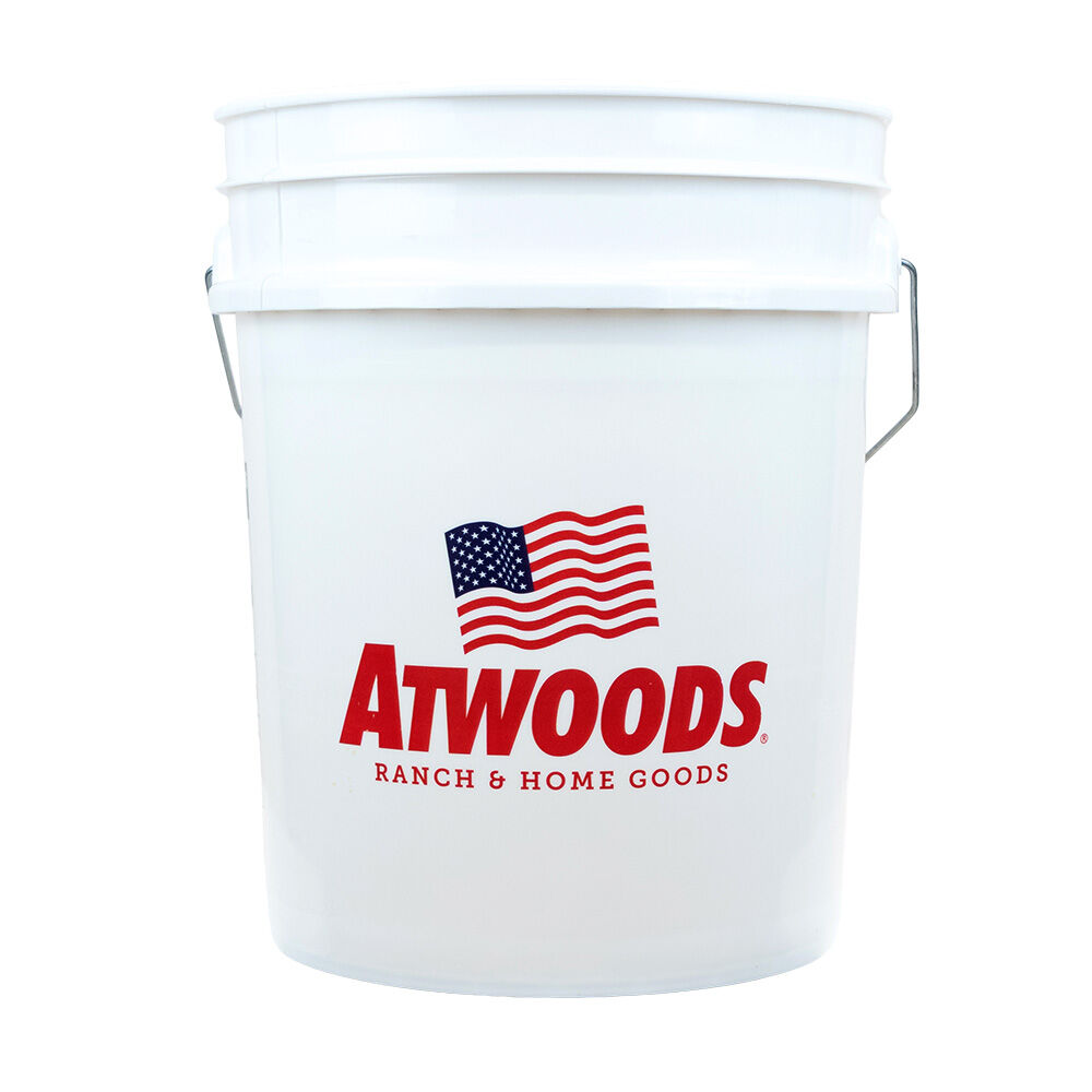 image of American Flag Printed Bucket, 5 gal