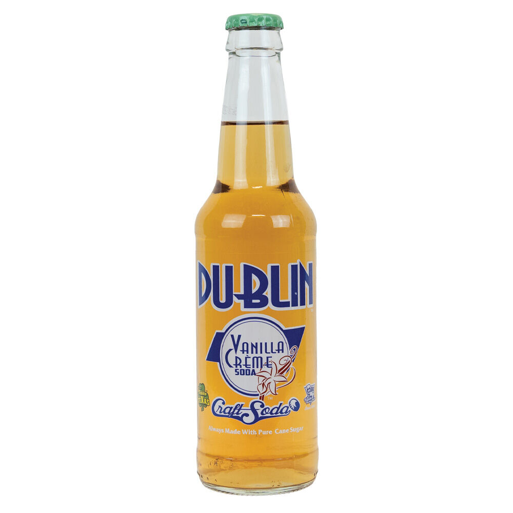 image of Vanilla Cream Glass Bottled Soda,  12 oz