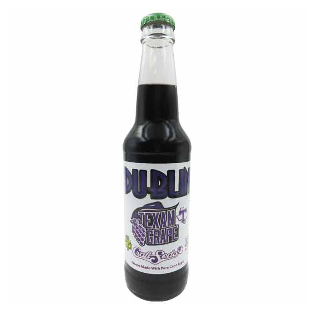 image of Retro Grape Glass Bottled Soda,  12 oz