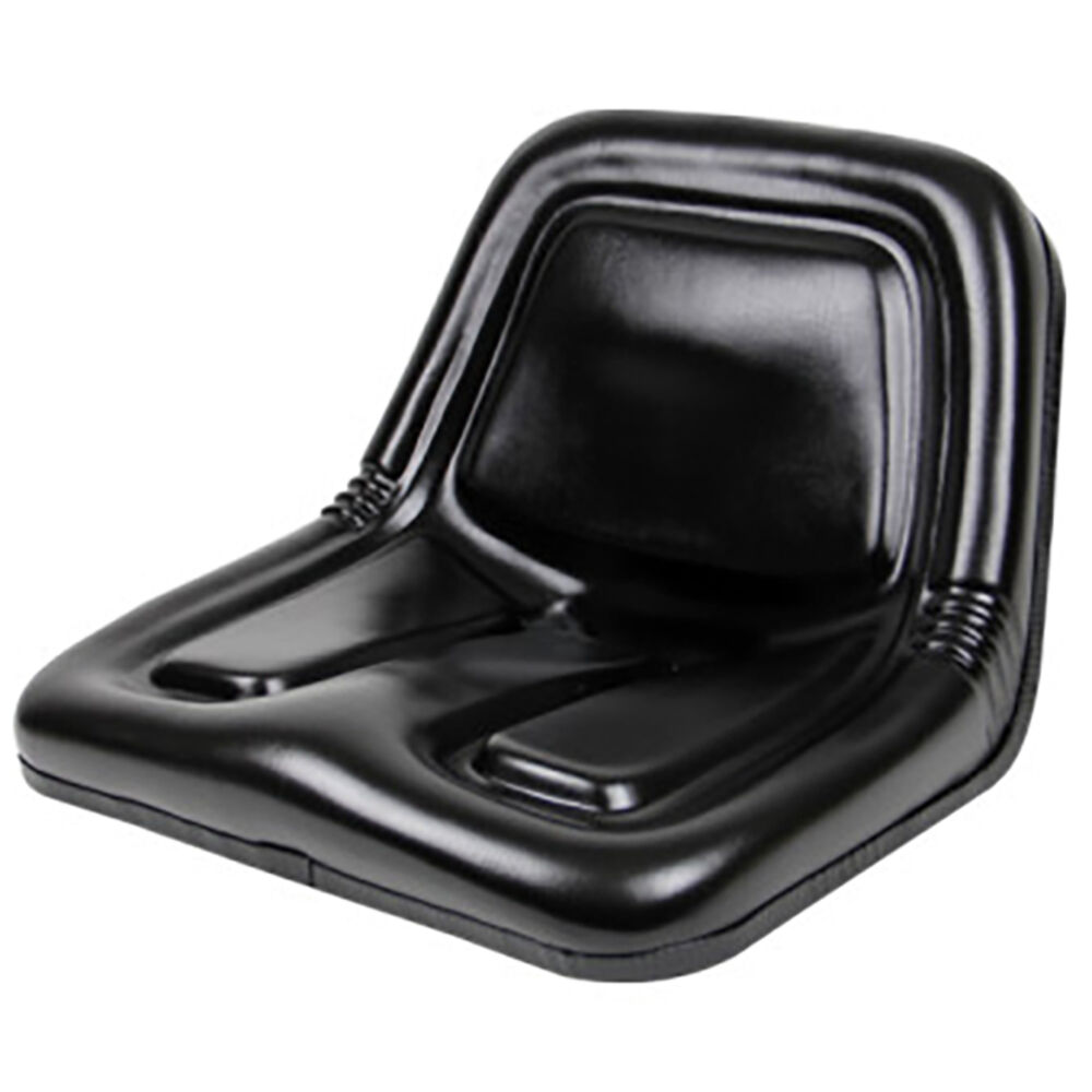 image of Deluxe High-Back Steel Pan Seat - Black
