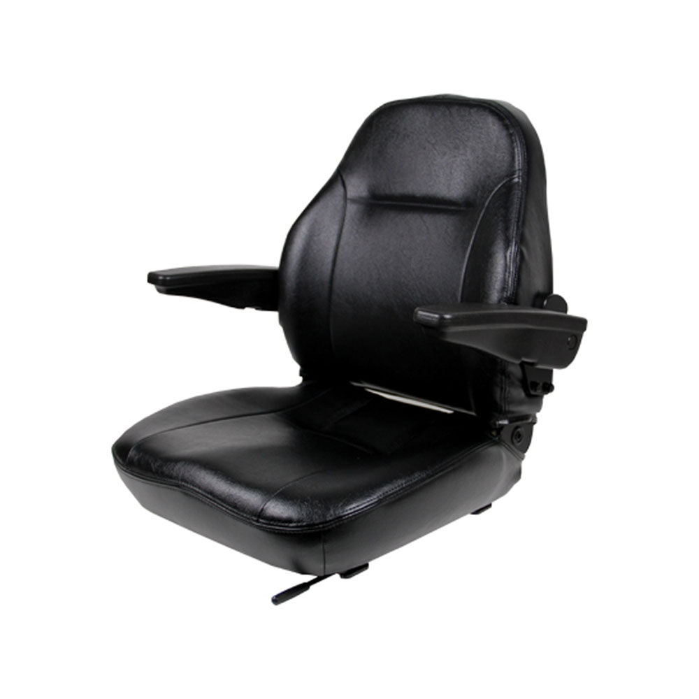 image of ZTR HD Vinyl High-Back Seat - Black