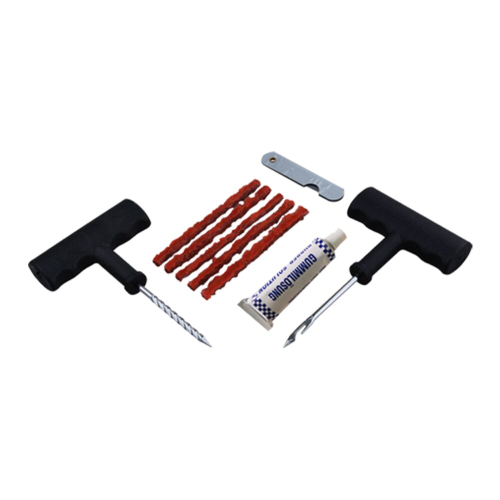 image of 9 Piece Tubeless Tire Repair Kit