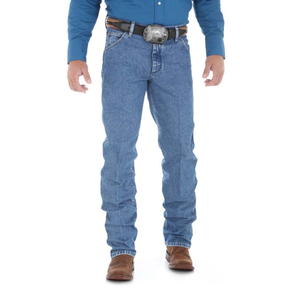 image of Men's Premium Performance Mid Rise Cowboy Cut Regular Fit Jean