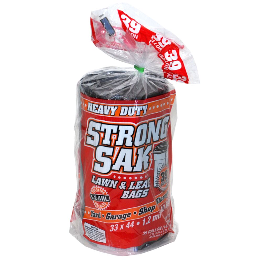 image of Trash Bags, Lawn and Leaf, 39 gallon