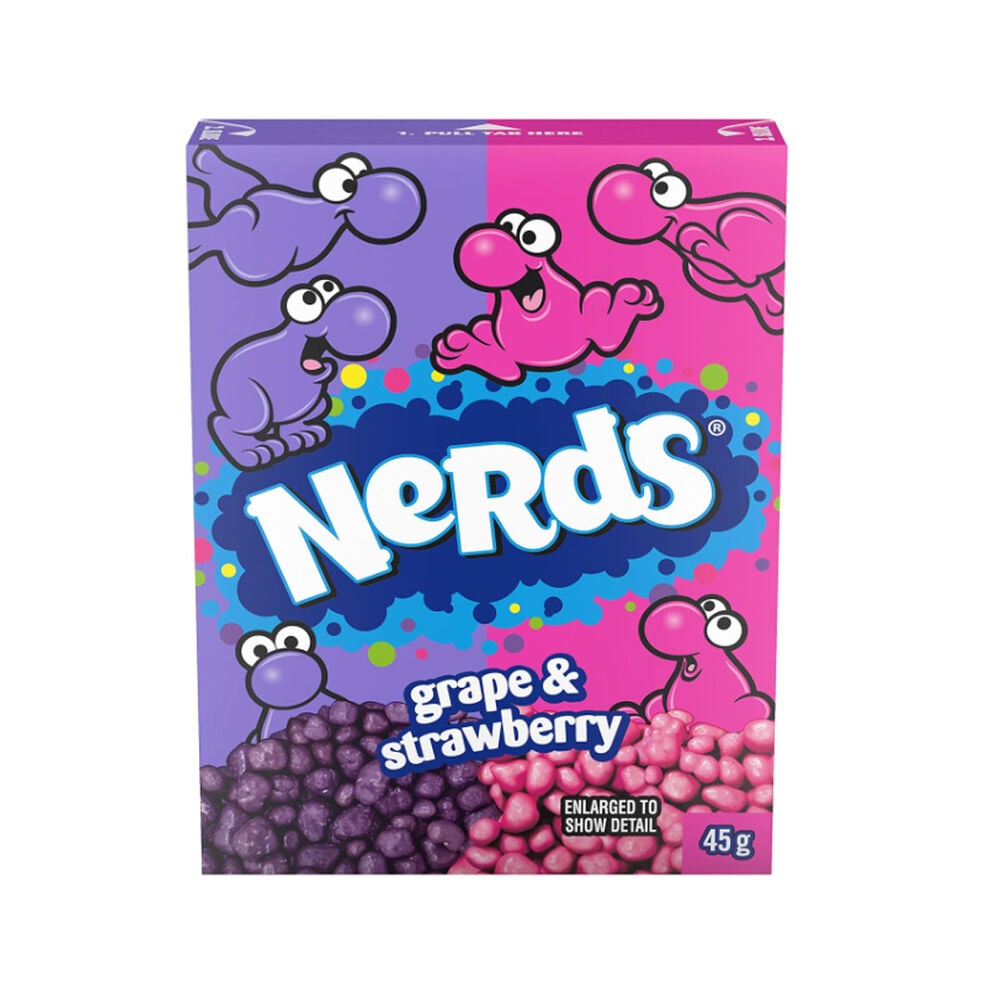 image of 1.65 oz Nerds Grape and Strawberry Split