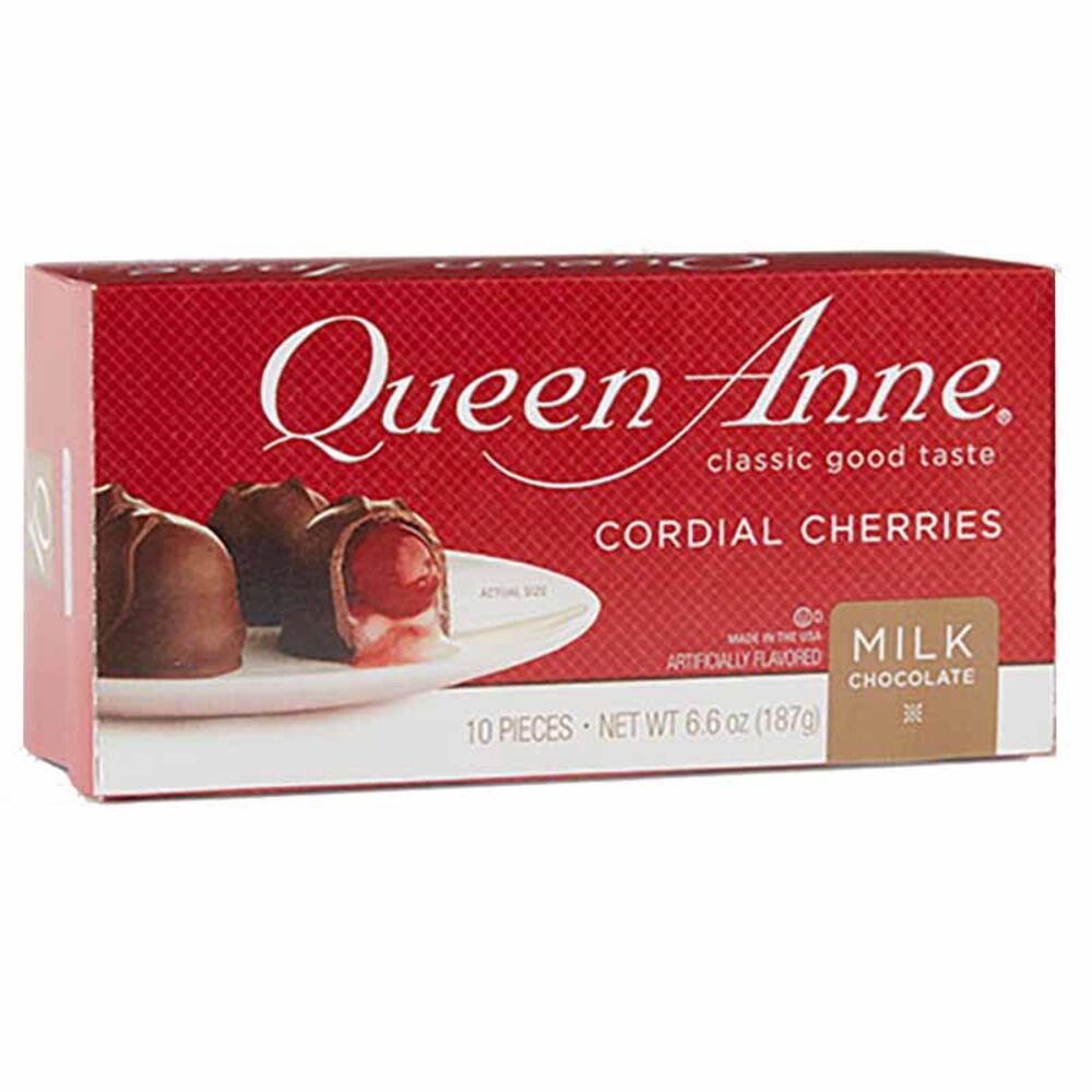 image of Milk Chocolate Cordial Cherries, 6.6 oz 