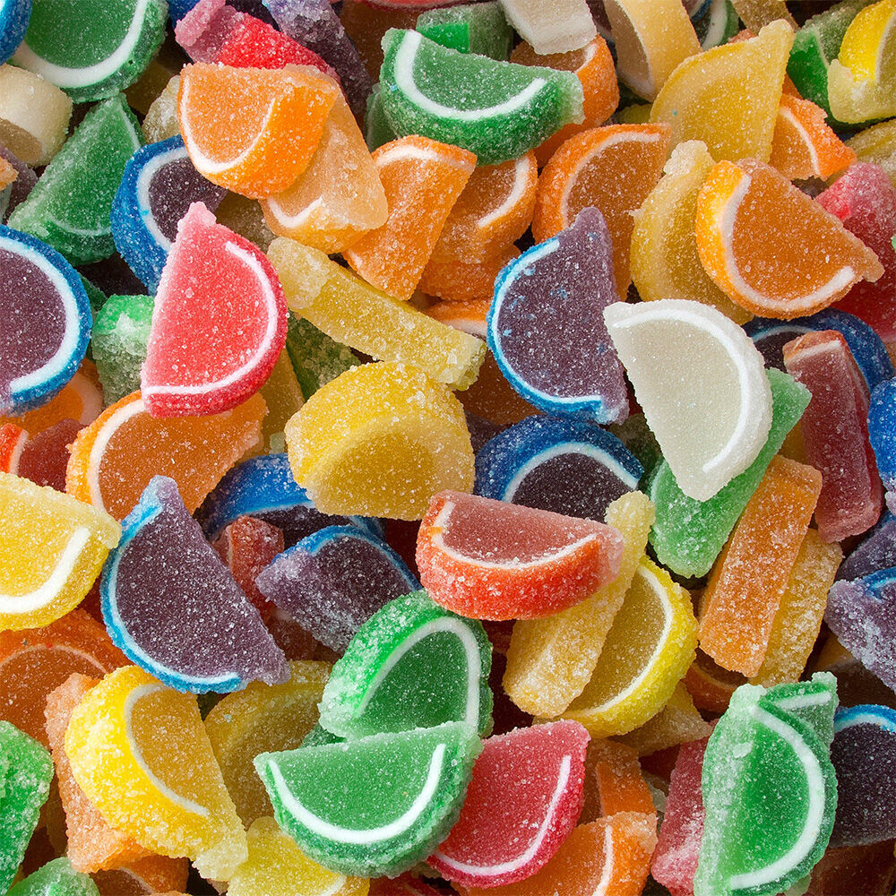 image of Assorted Fruit Slices Candy, 33 oz