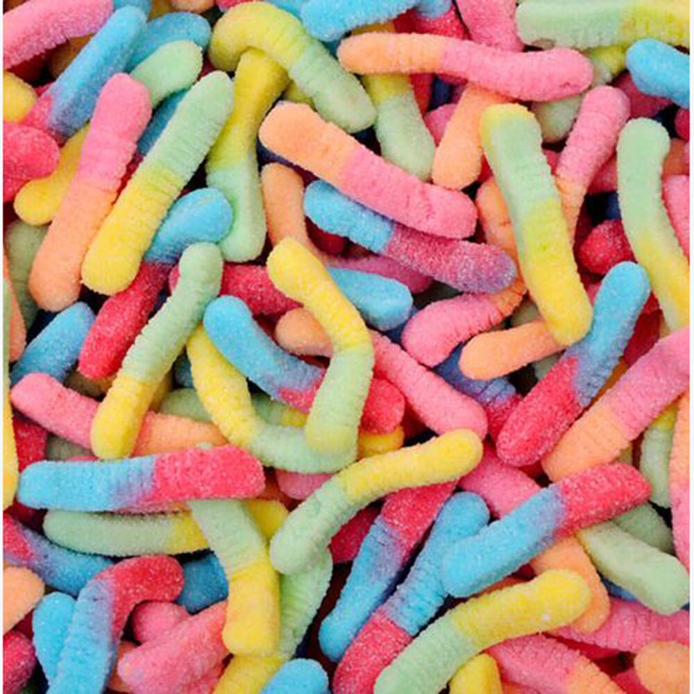image of Assorted Sour Gummi Worms, 9.5 oz