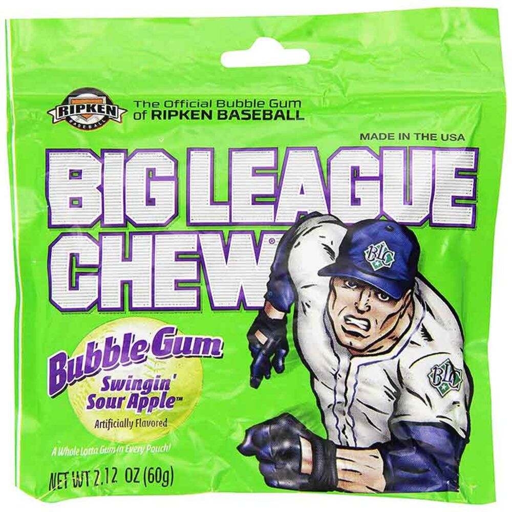 image of 2.12 oz Swingin' Sour Apple Bubble Gum